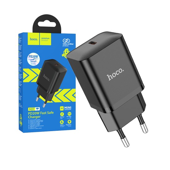 Hoco Adapter N27 PD20W (EU) Black